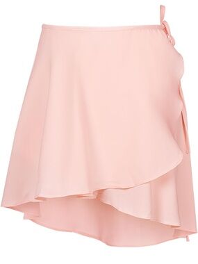 Pink Chiffon Wrap Ballet Dance Skirt